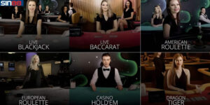 Điểm danh các trò chơi nổi bật tại mục Live Casino sin88